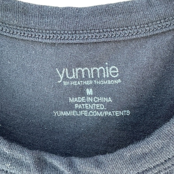 Yummy Navy Tummy Control Slimming Tank Tee Undershirt, Medium - Picture 6 of 9